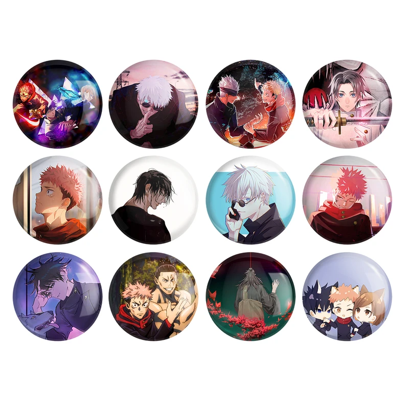 پیکسل خندالو مدل انیمه جوجوتسو کایزن کد 426 مجموعه 12 عددی