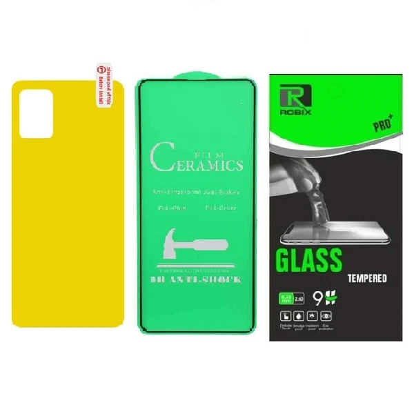 محافظ صفحه نمایش وپشت گوشی روبیکس مدل CR-A71 مناسب برای گوشی موبایل سامسونگ Galaxy A71