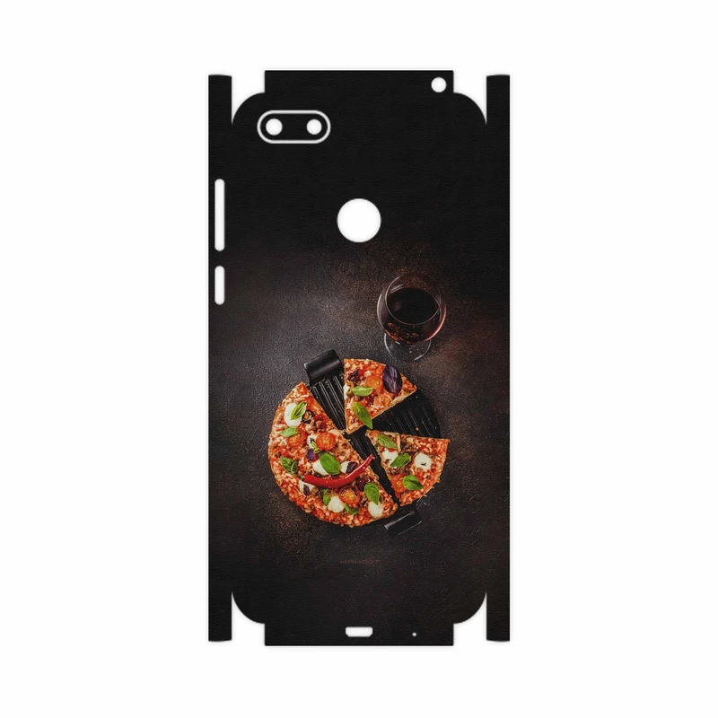 برچسب پوششی ماهوت مدل Pizza-FullSkin مناسب برای گوشی موبایل موتورولا Moto E6 Plus