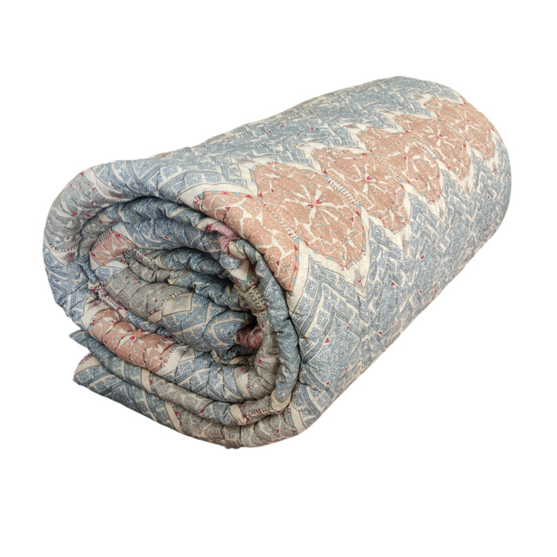 لحاف مدل دست دوز کرسی طرح لوزی سایز 300×300 سانتی متر