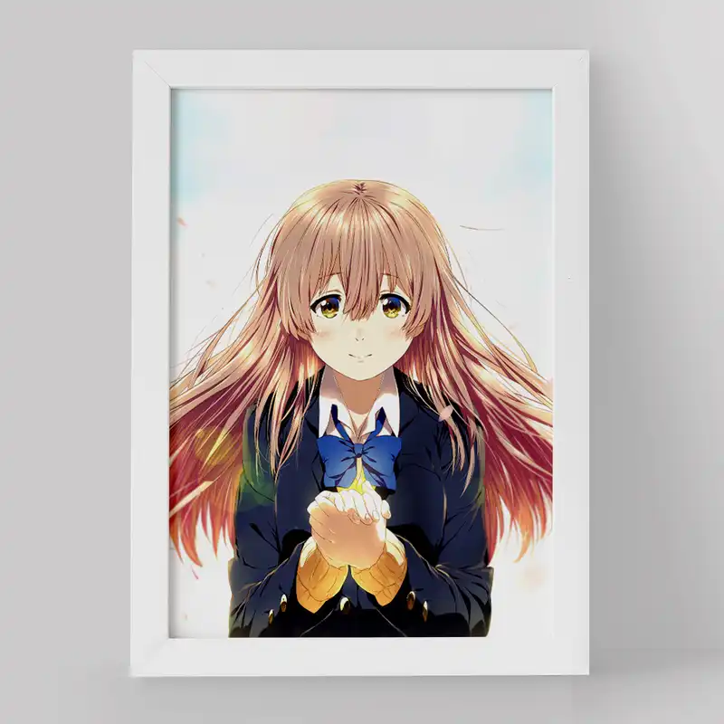 تابلو خندالو مدل شوکو نیشیمیا انیمه سایلنت ویس کد 15785