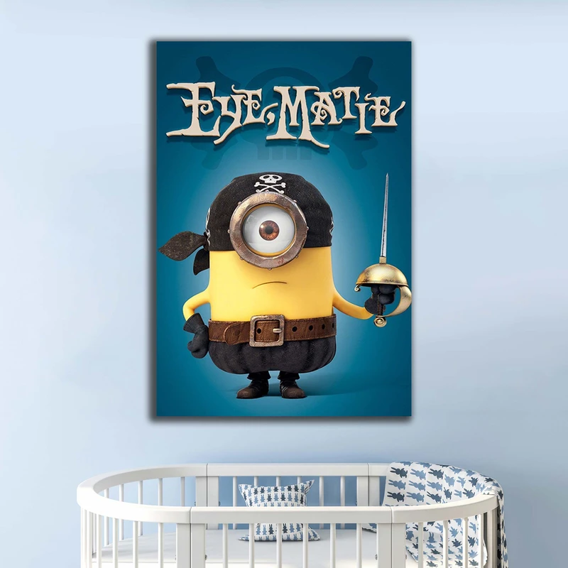 تابلو شاسی آتریسا مدل اتاق کودک طرح مینیون