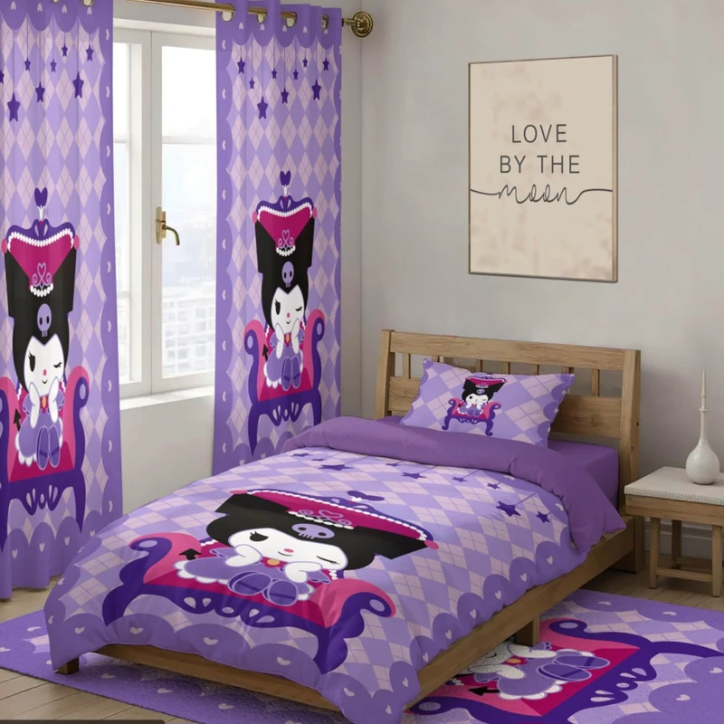 سرویس خواب مدل کرومی کد ۰۳۰۵ یک نفره ۴ تکه