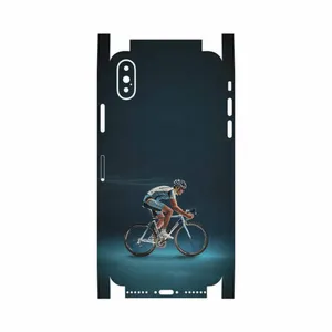 MAHOOT Road cycling-FullSkin Cover Sticker for Apple iPhone X