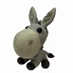 عروسک طرح الاغ مدل Protected World Donkey کد SZ10/662 ارتفاع 26 سانتی‌متر