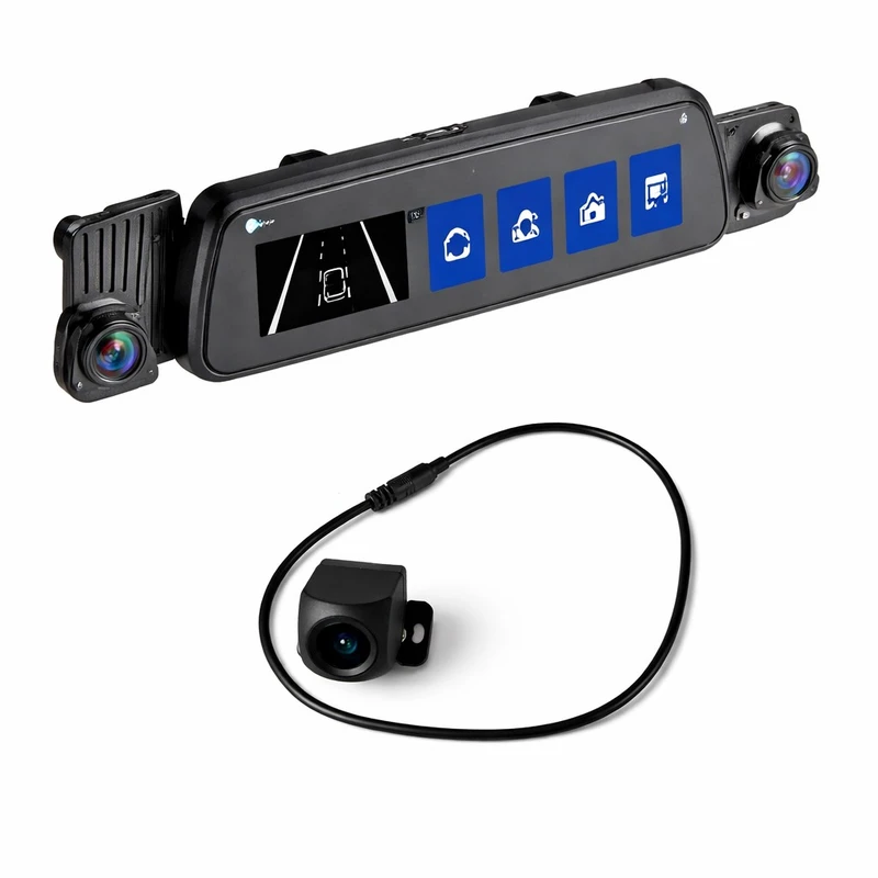 دوربین ثبت وقایع خودرو مدل 4 لنز کد H5.WIFI به همراه دوربین عقب