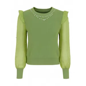 پلیور یقه گرد زنانه مدل f.821