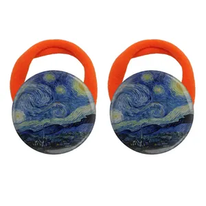 کش مو زنانه مدل شب پرستاره ون گوگ کد 1071 بسته دو عددی