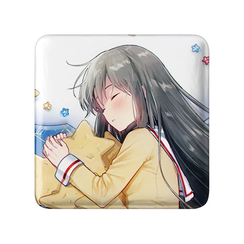 مگنت خندالو طرح فوکو انیمه کلاناد Clannad  مدل مربعی کد 22387