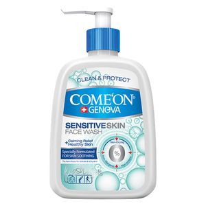ژل شست‌وشوی صورت کامان مدل Sensitive Skin حجم 500 میلی‌لیتر