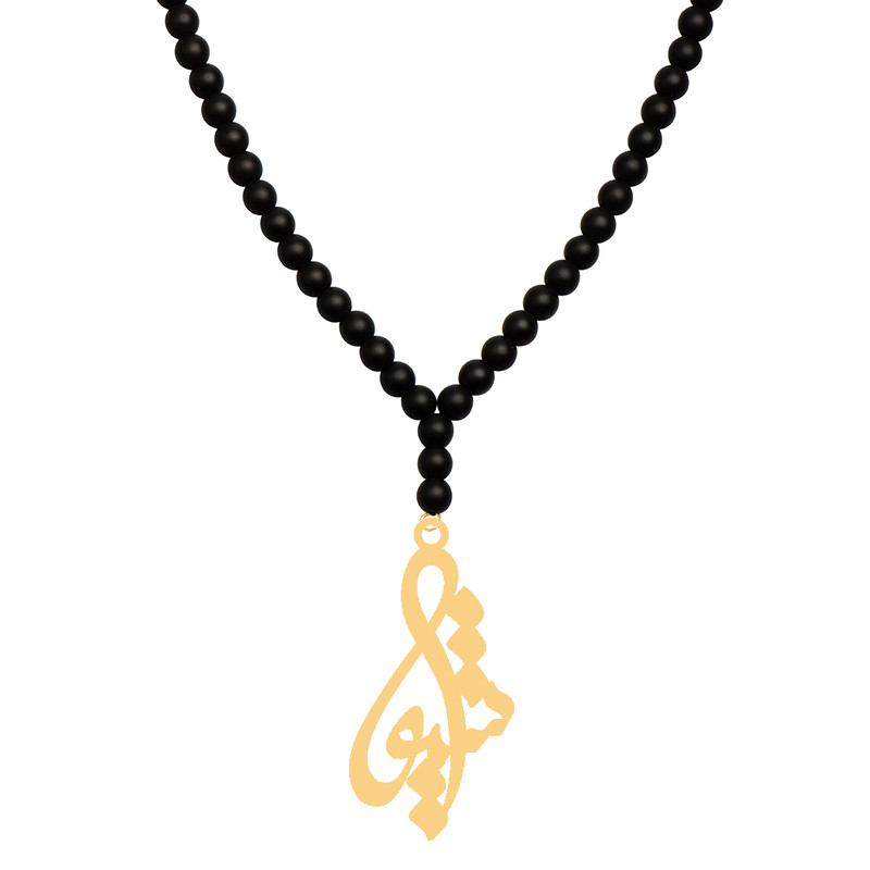 گردنبند طلا 18 عیار زنانه کرابو طرح شیوا مدل Kr71213