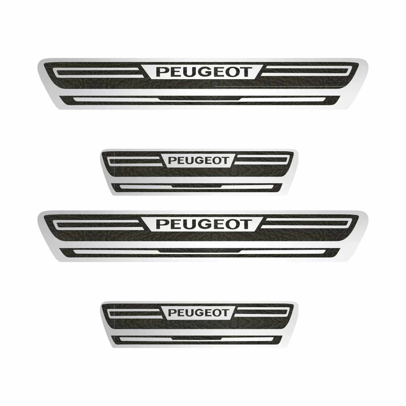 برچسب پارکابی خودرو طرح چرم کد SP001 مناسب برای پژوپارس بسته 4 عددی