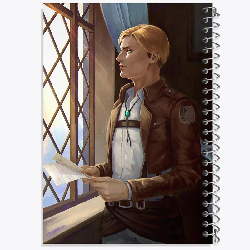 دفتر نقاشی 50 برگ خندالو مدل اروین اسمیت انیمه اتک آن تایتان Attack on Titan کد 10989