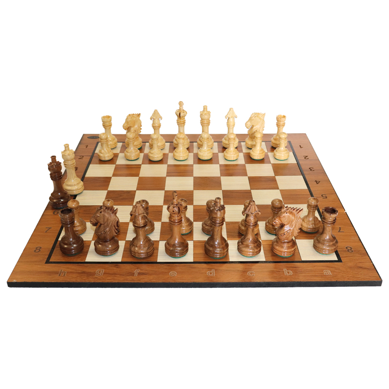 صفحه و مهره شطرنج مدل سلطنتی کد A