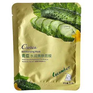 ماسک صورت چلیکا مدل خیار حجم 25 میلی لیتر بسته 4 عددی