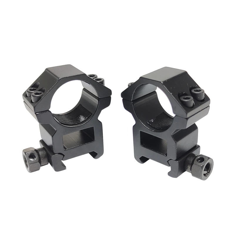 پایه دوربین تفنگ مدل Rail-22mm Ring-25mm بسته دو عددی