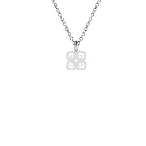 گردنبند نقره زنانه هایکا مدل گل کد n.ha2_948