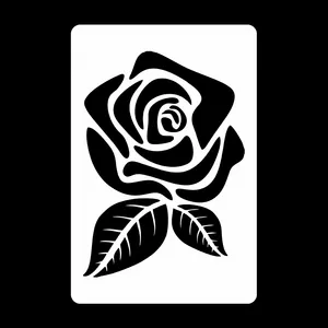   شابلون دکو رستا مدل گل کد S167