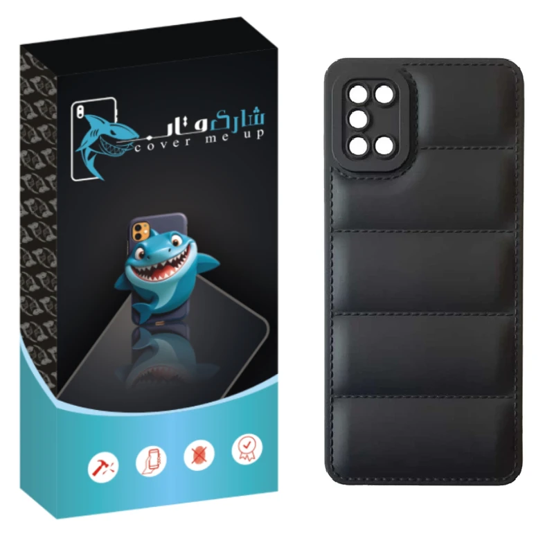 کاور شارک قاب مدل پافری مناسب برای گوشی موبایل سامسونگ Galaxy A31