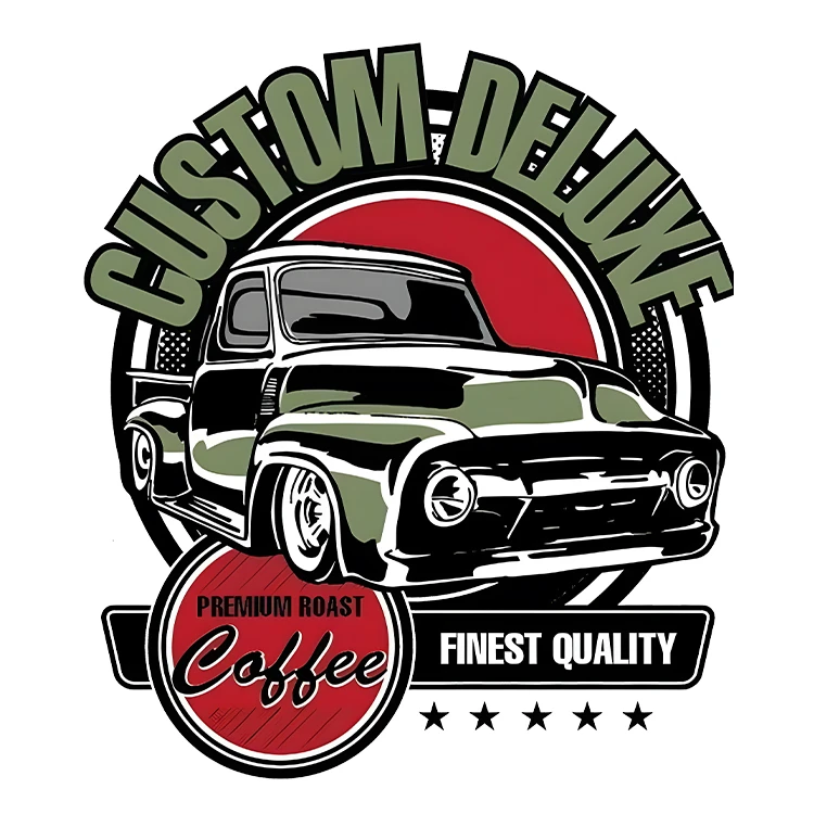 استیکر پارچه و لباس پاد آفرین مدل ماشین کلاسیک کد S5850