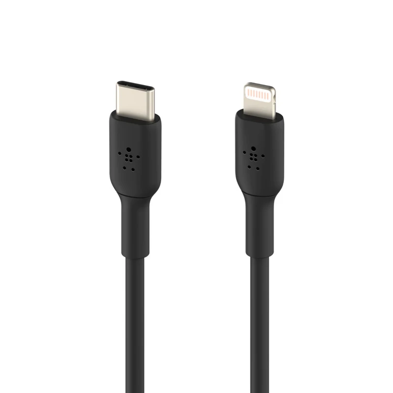 کابل تبدیل USB-C به لایتنینگ بلکین مدل CAA003bt1MBK طول 1 متر