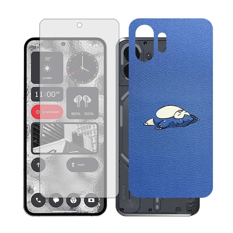 محافظ صفحه نمایش مات گلس مدل Together مناسب برای گوشی موبایل ناتینگ 2 Phone به همراه برچسب پوششی پشت گوشی