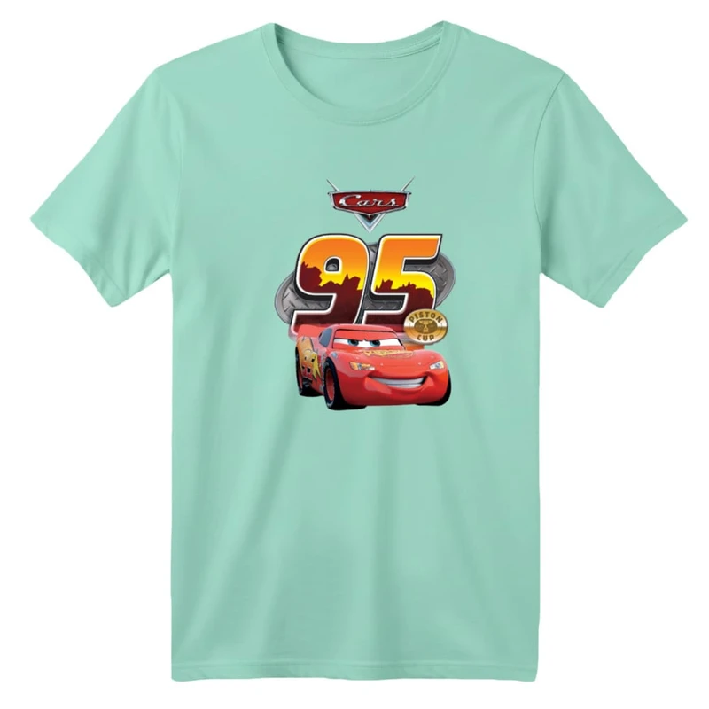 تی شرت آستین کوتاه بچگانه مدل ماشین ها کد ۵