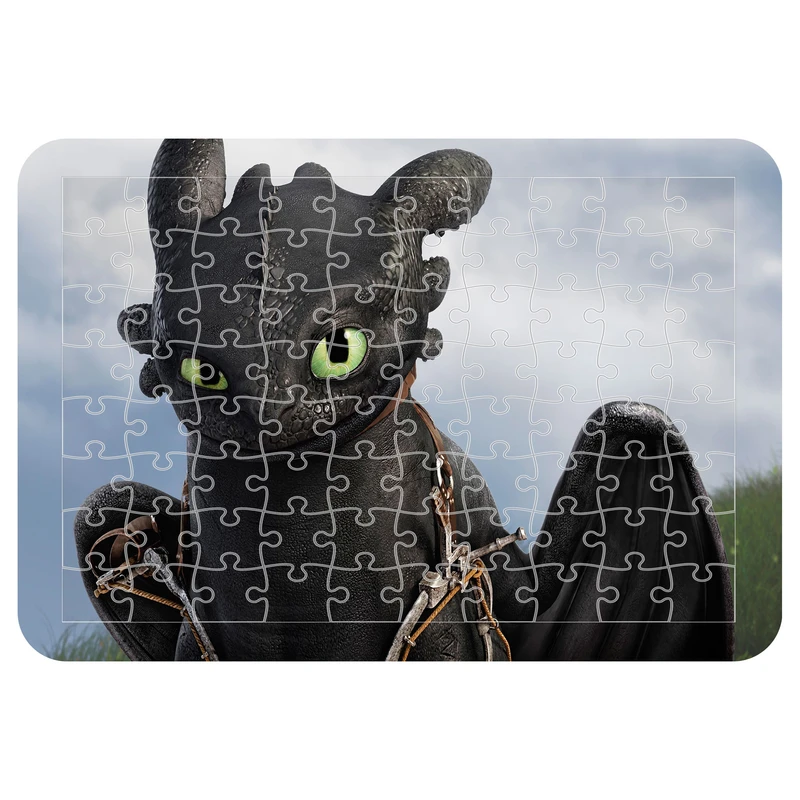 پازل 54 تکه مدل CHB1600 طرح انیمیشن چگونه اژدها خو را تربیت کنیم