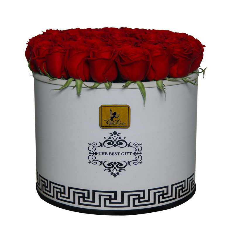 سبد گل رز طبیعی راتا رز کد ccc