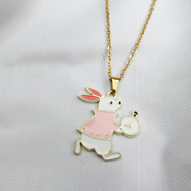 گردنبند دخترانه مدل خرگوش عجول و ساعت کد GZ-Beh-25 گردنبند دخترانه مدل خرگوش عجول و ساعت کد GZ-Beh-25