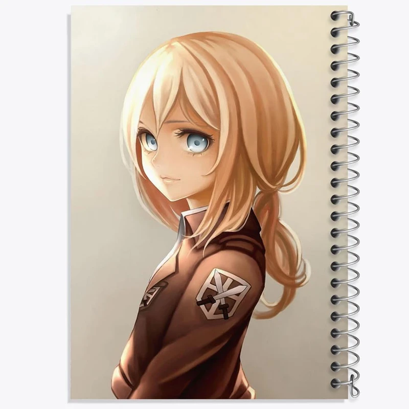 دفتر مشق 100 برگ خندالو طرح هیستوریا ریس انیمه اتک آن تایتان Attack on Titan کد 10984
