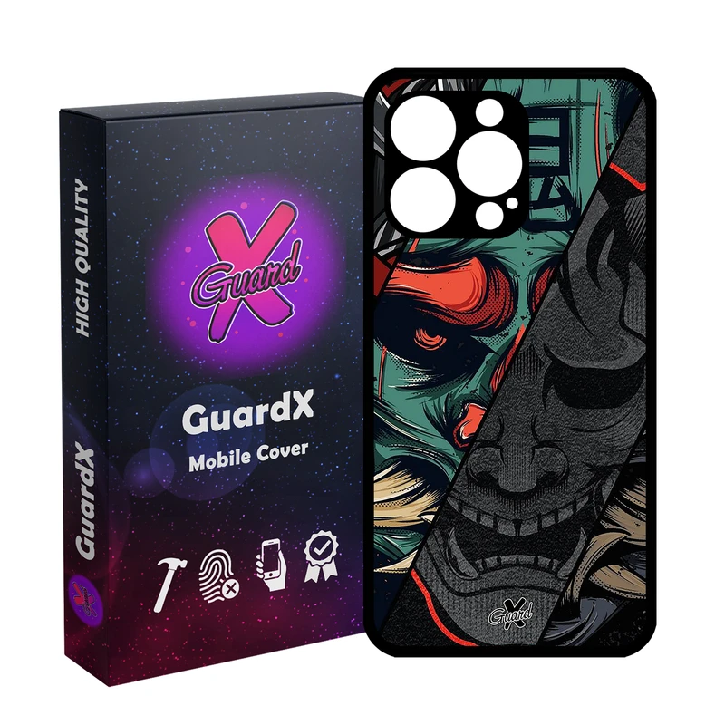 کاور گارد ایکس طرح سامورایی مدل Glass10529 مناسب برای گوشی موبایل اپل iPhone 13 Pro