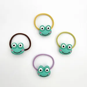 کش مو دخترانه مدل قورباغه کد KSH709 بسته 4 عددی