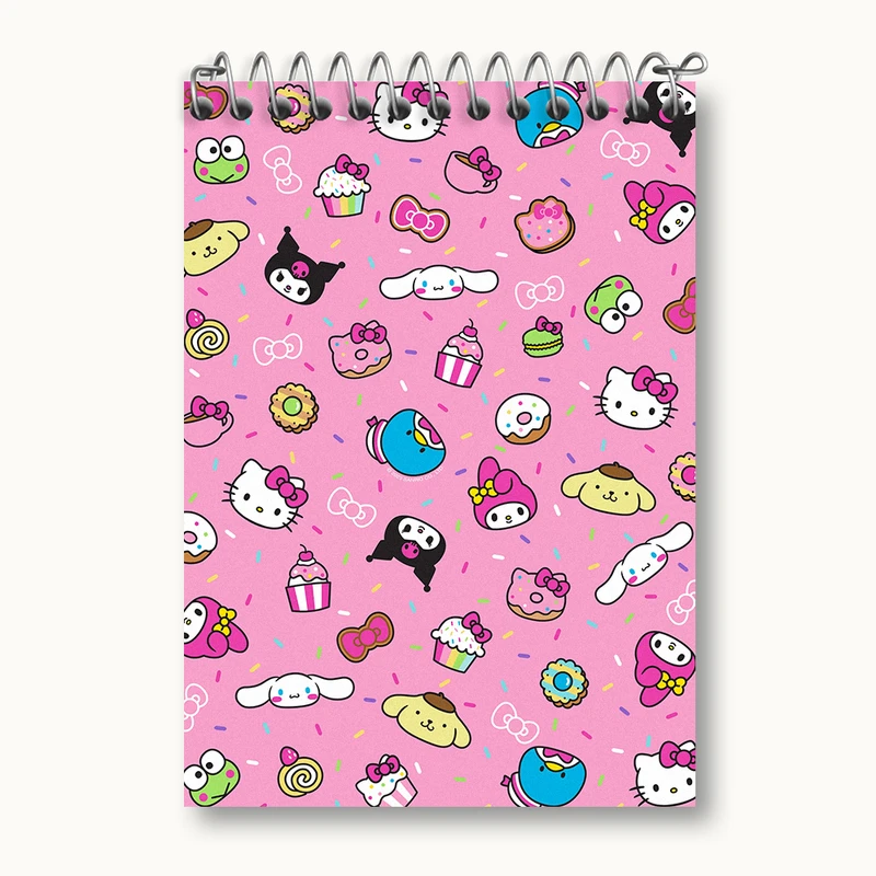 دفتر یادداشت 50 برگ خندالو طرح هلو کیتی (Hello Kitty) کد N4234