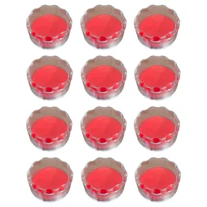 جعبه جواهرات مدل کریستال گرد کد ZBWVL01 بسته 12 عددی