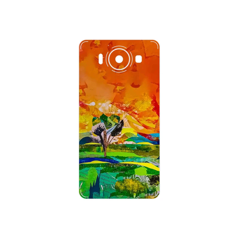 برچسب پوششی ماهوت مدل Collage of Painting مناسب برای گوشی موبایل مایکروسافت Lumia 950