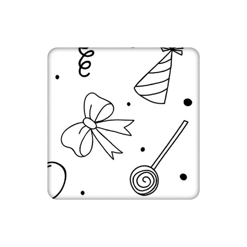 زیرلیوانی طرح آبنبات و روبان کد    5161713