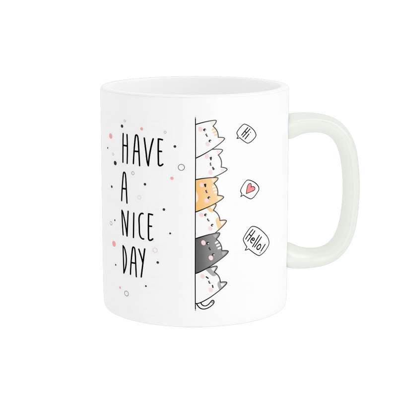 ماگ پاد آفرین مدل have a nice day فانتزی کیوت گربه بامزه کد 609 ماگ پاد آفرین مدل have a nice day فانتزی کیوت گربه بامزه کد 609