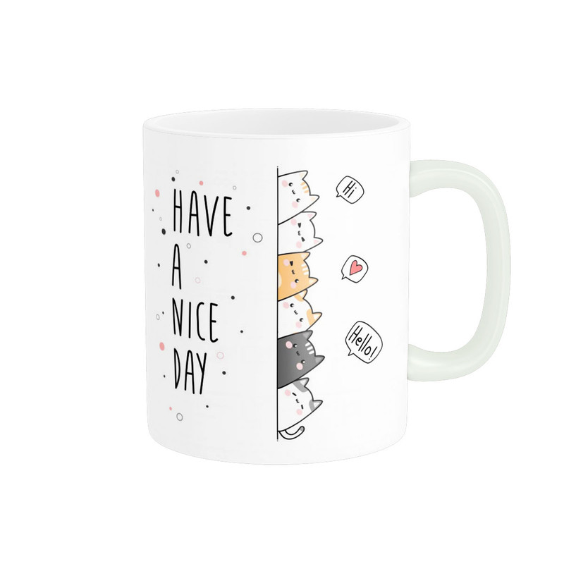 ماگ پاد آفرین مدل have a nice day فانتزی کیوت گربه بامزه کد 609 ماگ پاد آفرین مدل have a nice day فانتزی کیوت گربه بامزه کد 609