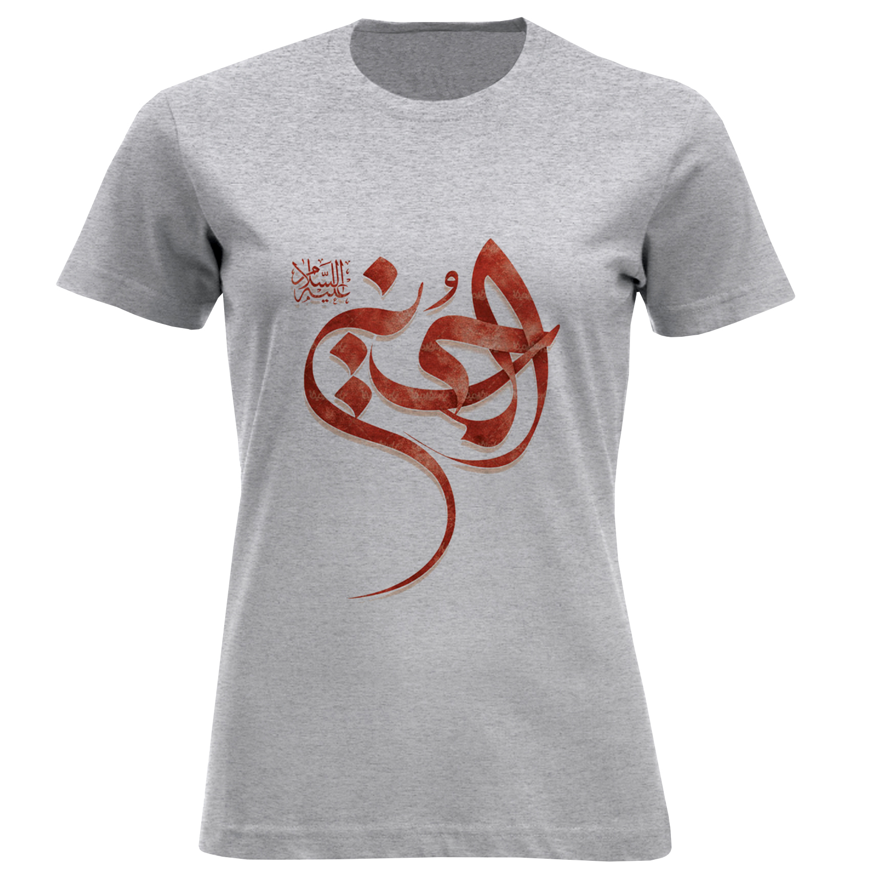 تی شرت آستین کوتاه زنانه مدل یاحسین D966