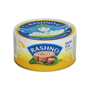 کنسرو تن ماهی مارلین در روغن گیاهی راشنو - 180 گرم