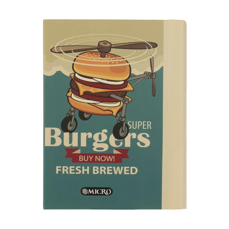 دفتر یادداشت میکرو طرح Burgers کد 1115