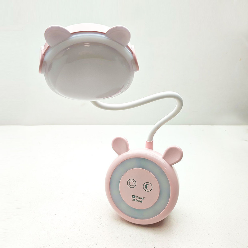 چراغ مطالعه مدل شارژی فانتزی خرسی طرح 3 حالته لمسی کد 1947