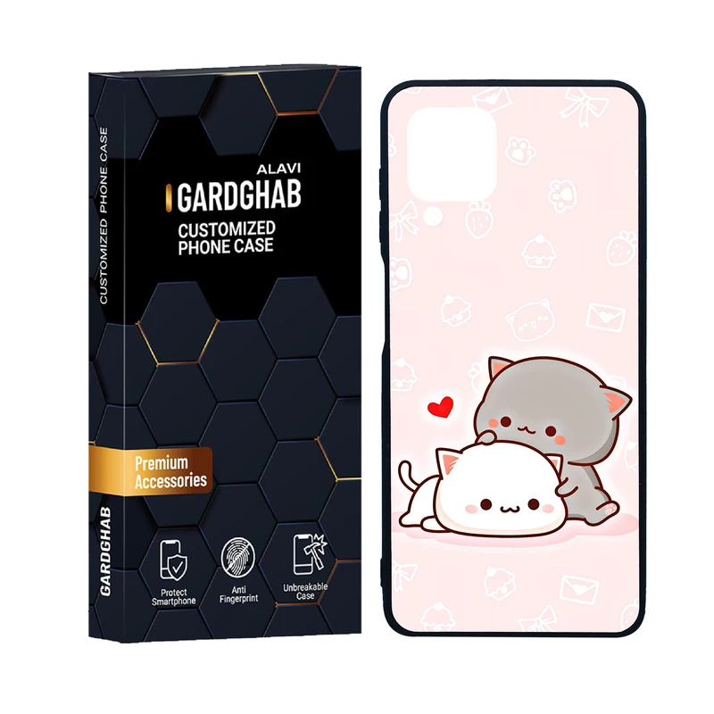 کاور گارد قاب علوی مدل دورژله ای عاشقانه مناسب برای گوشی موبایل سامسونگ Galaxy F22