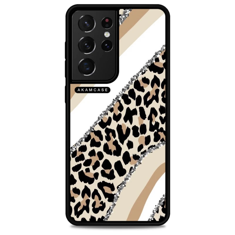کاور آکام مدل AMCWSGS21U-PANTHER PATTERN8 مناسب برای گوشی موبایل سامسونگ Galaxy S21 Ultra