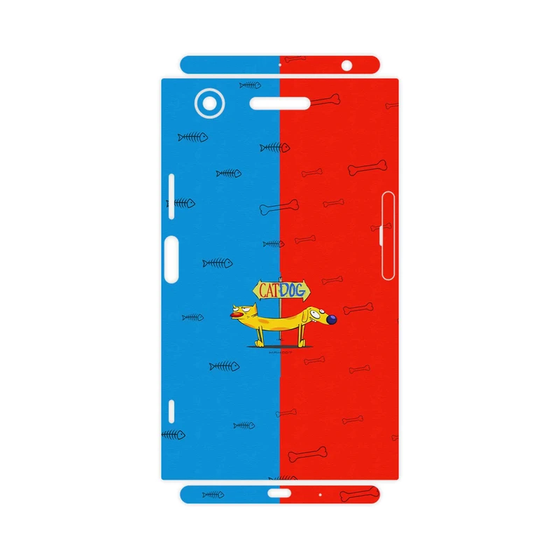 برچسب پوششی ماهوت مدل CatDog-FullSkin مناسب برای گوشی موبایل سونی Xperia XZ1