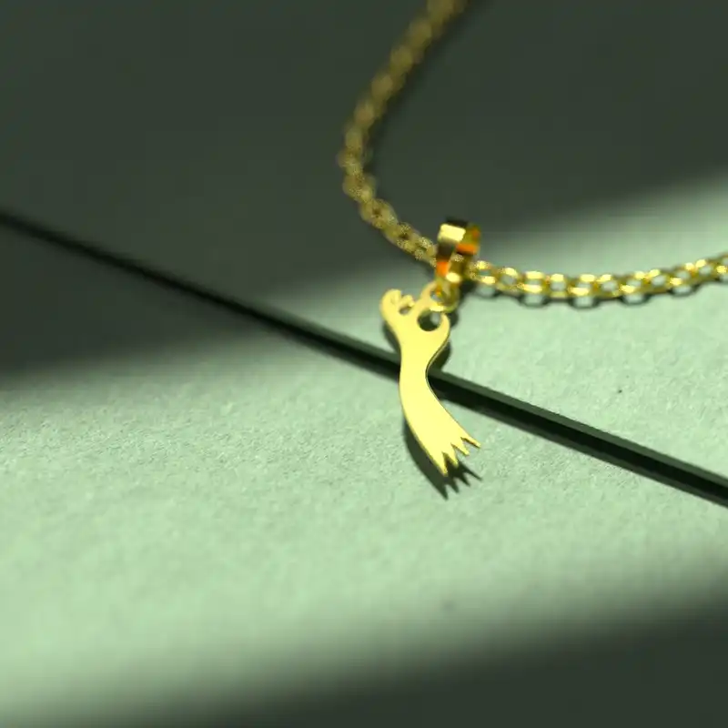 گردنبند طلا 18 عیار زنانه مدوپد مدل هالووین کد G3-1-1182