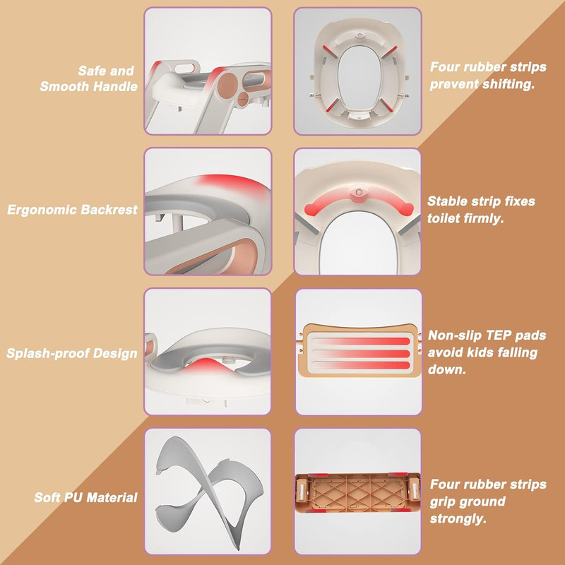 تبدیل توالت فرنگی پله دار کودک مدل 1340