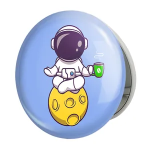 آینه جیبی خندالو طرح فضانورد مدل تاشو کد 25096 