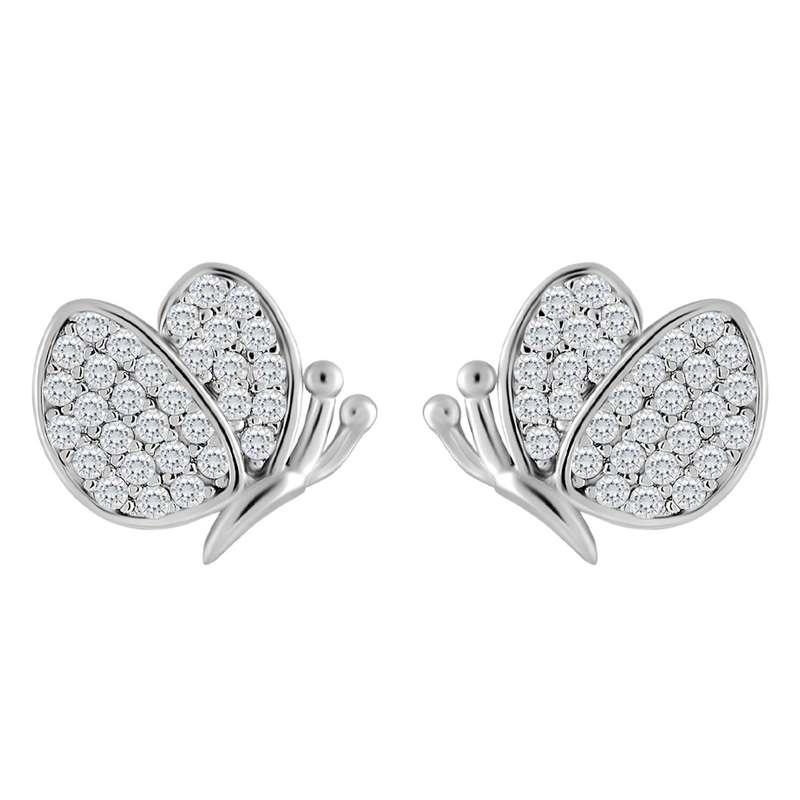 گوشواره نقره زنانه اقلیمه مدل EN1942